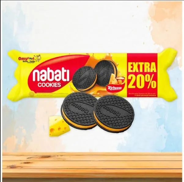 M-Nabati Cookies Richeese Extra 20% 112g