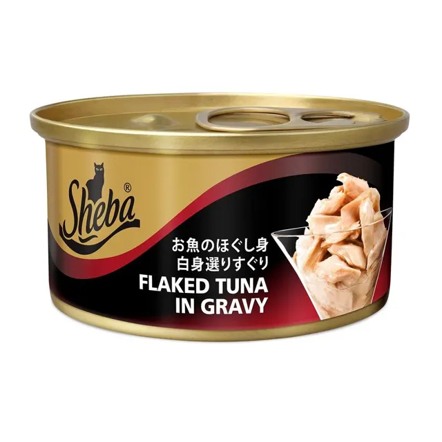 Sheba Flaked Tuna In Gravy 85g
