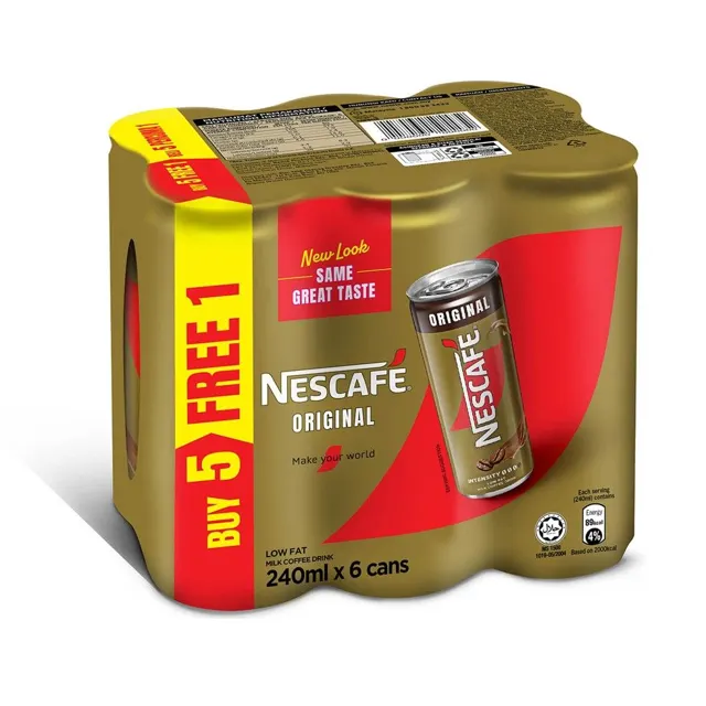 Nescafe Original Can (5+1) X 240ml
