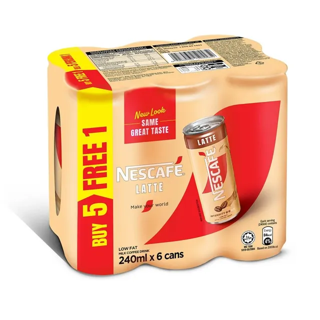 Nescafe Latte Can (5+1) X 240ml