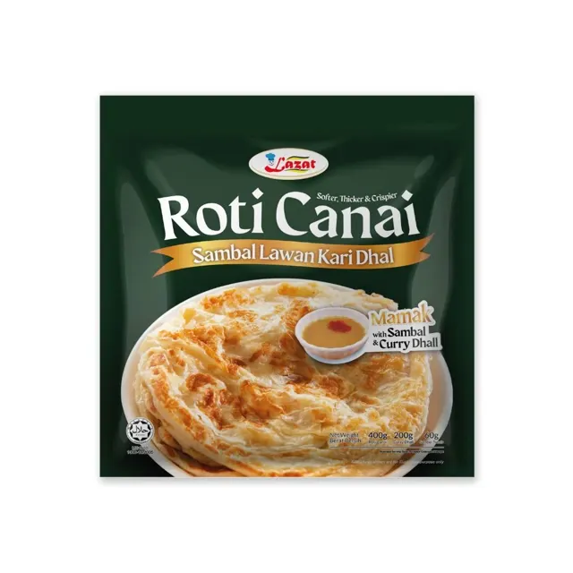 Lazat R/canai-Sambal Curry Dhall 4S 660g