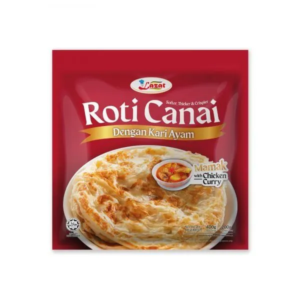 Lazat R/canai Chic Curry 4's 600g