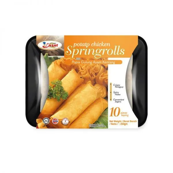 Lazat Springrolls Vegetable 10's