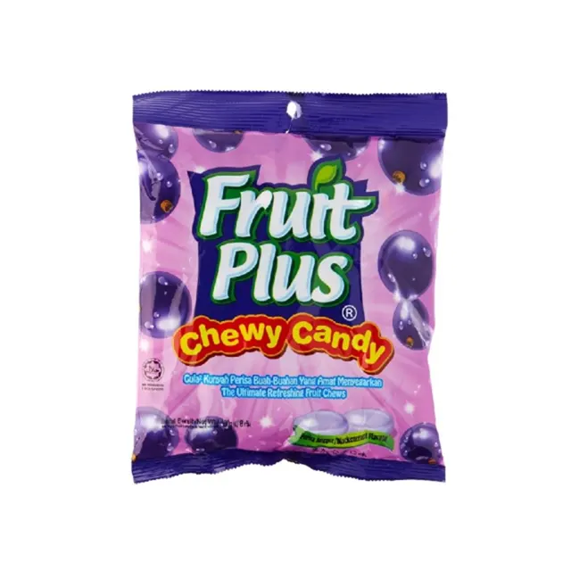 Fruit Plus Chewy Candy Blackcurrant 120g