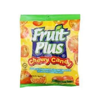 Fruit Plus Chewy Candy Orange 120g