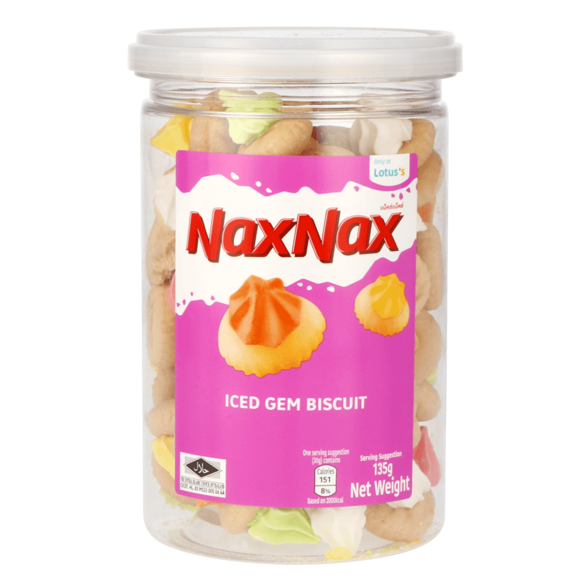 Naxnax Iced Gem Biscuit 135g