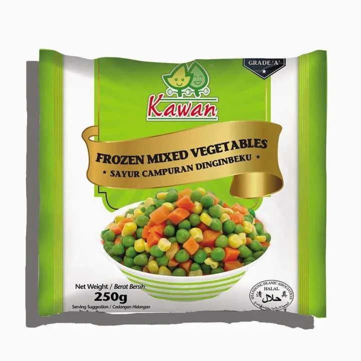 Kawan Frozen Mixed Vegetables 250g