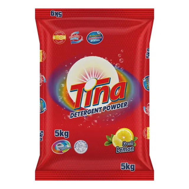 Tina Powder Detergent Lemon 5kg
