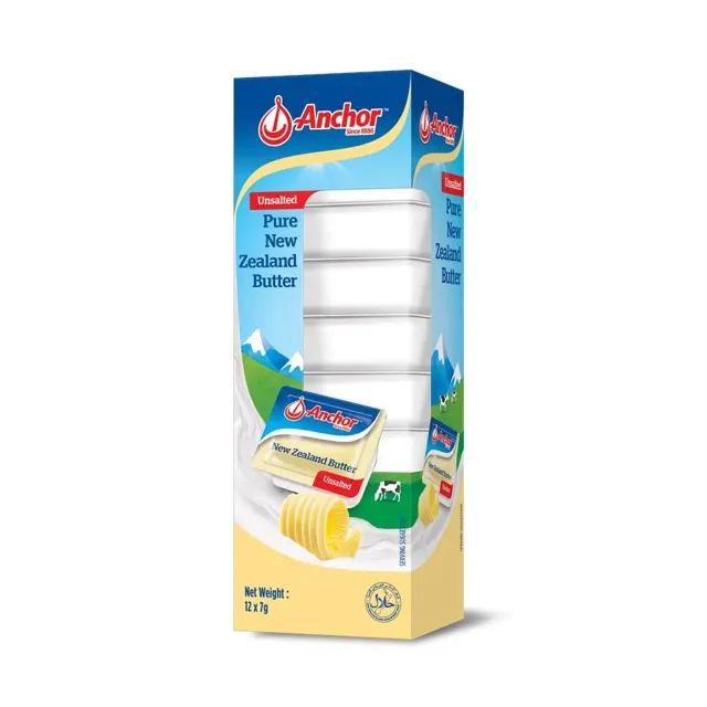 Anchor Butter Minidish Unsalted 12×7g