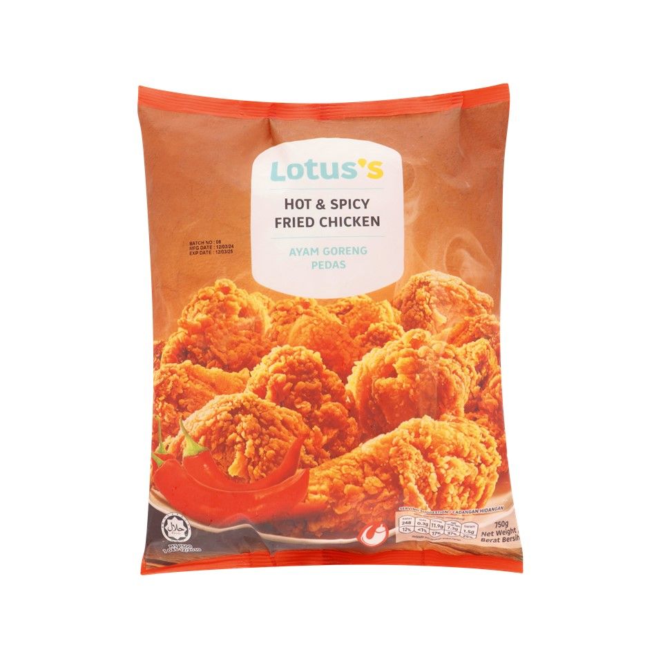Lotuss Hot+spicy Fried Chicken 750g