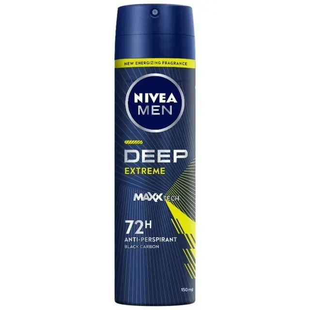 Nivea (m) Deo Spr Blck+wht 150ml