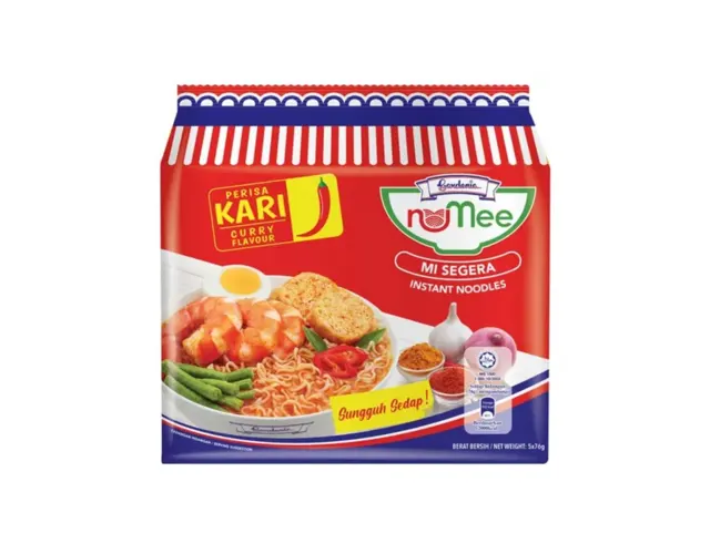 Numee Instant Noodle Curry 5×76g