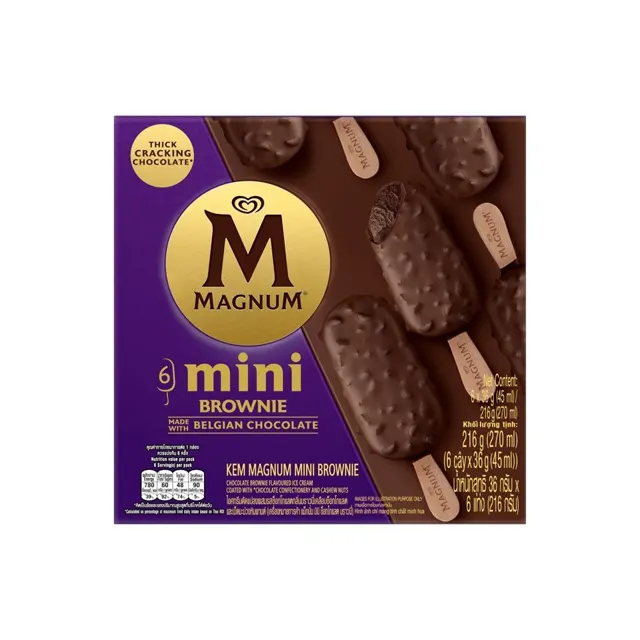 Magnum Mini Brownie 6×45ml