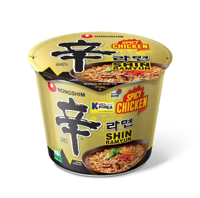 Nongshim Spicy Chicken Ramyun Bwl 114g