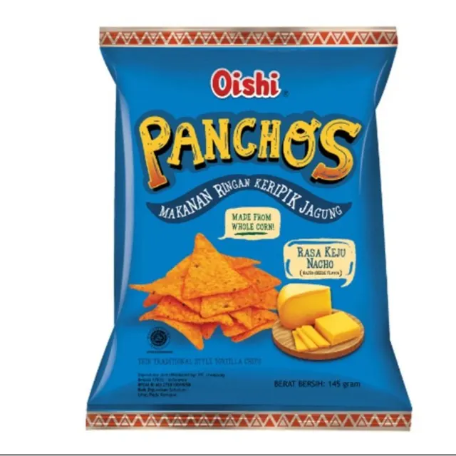 Oishi Panchos Rasa Keju Nacho 145g
