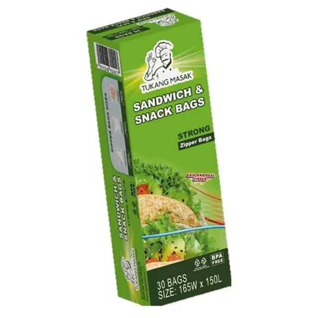 Tm Sandwich Zipper Bag 165w X 150L - 30b