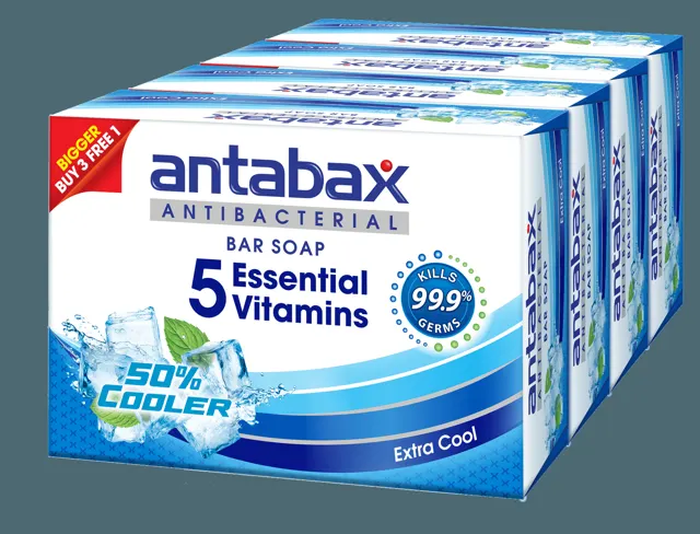 M-Antabax Soap Antibac Extra Cool 110gx4