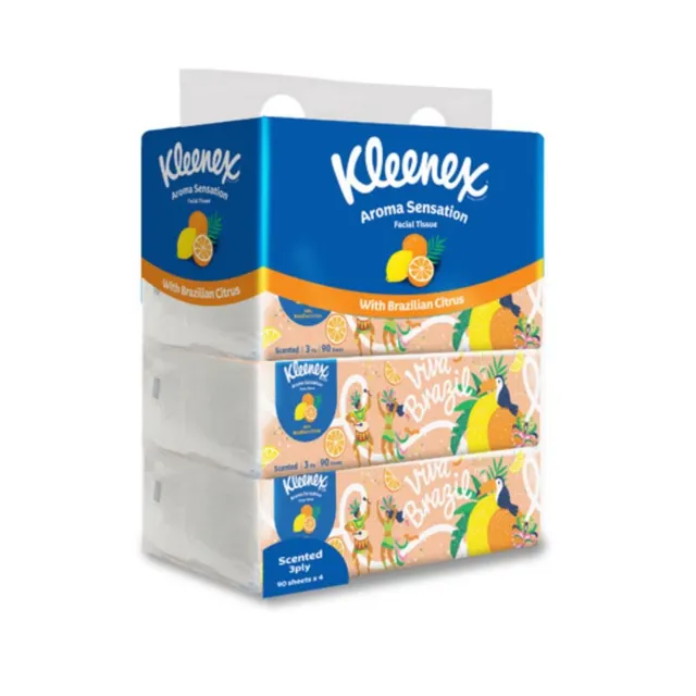 Kleenex Citrus Sb 3ply 4×90s