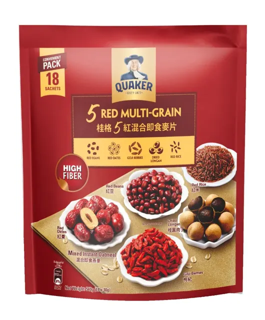 Quaker 5 Red Multigrain Mix Oat 30gx18