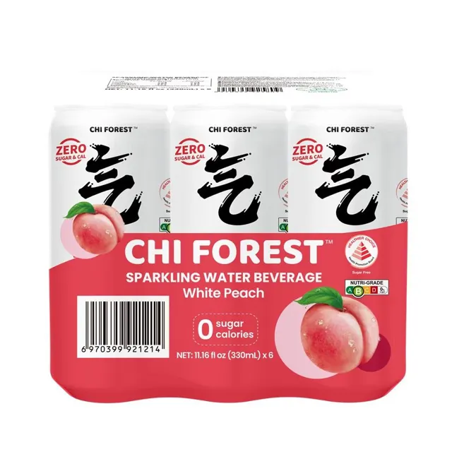 Chi Forest Sp/wtr White Peach 6×330ml