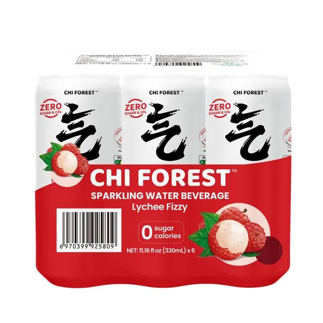 Chi Forest Sp/wtr Lychee Fizzy 6×330ml