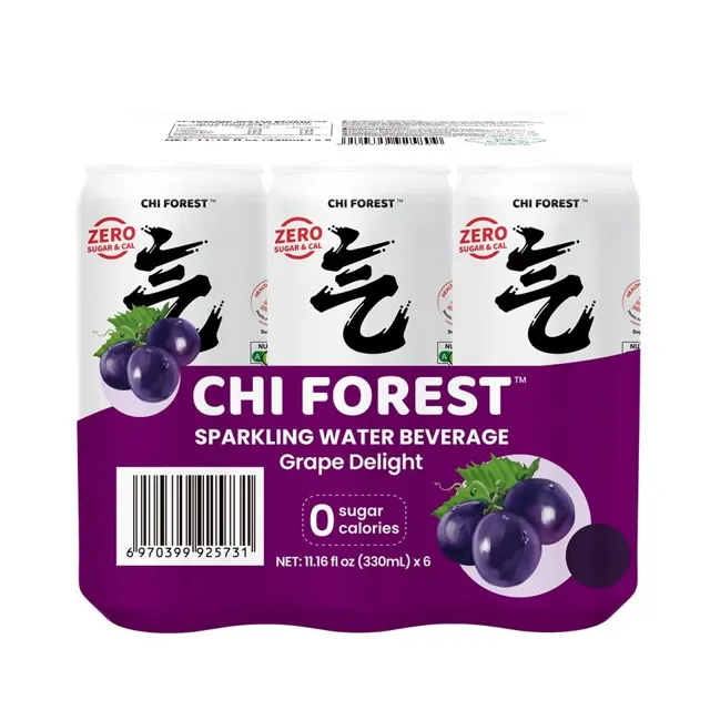 Chi Forest Sp/wtr Grape Delight 6×330ml