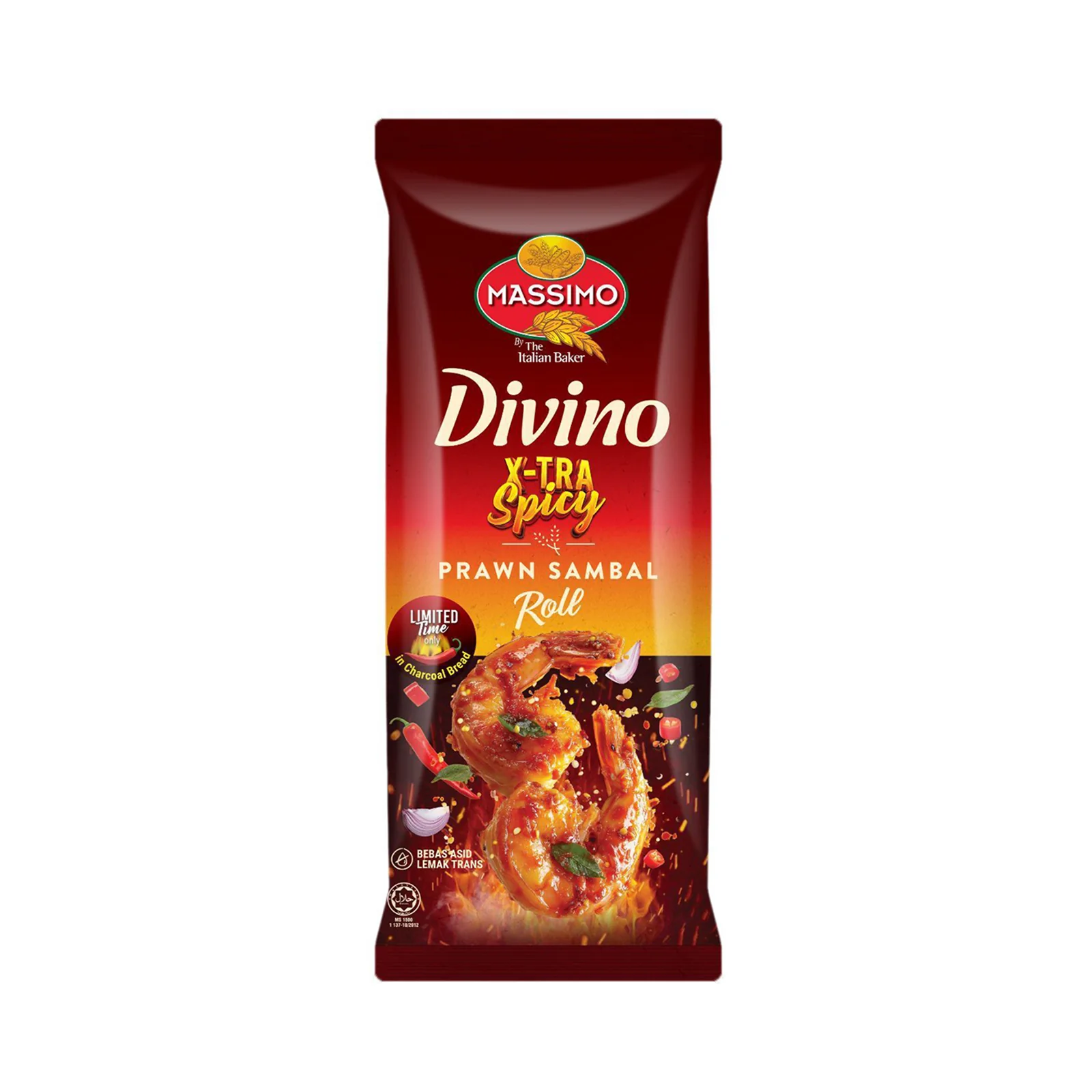 Massimo Xtra Spicy Prawn Sambal Roll