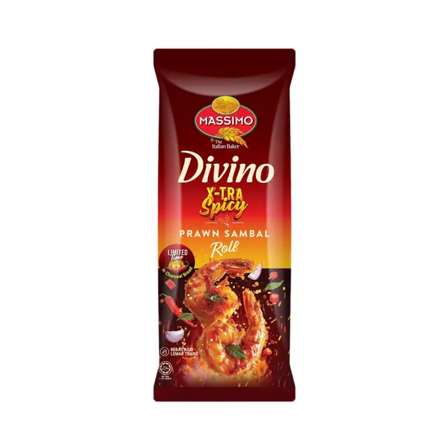 Massimo Divino Spicy Prawn Chili Roll 55g