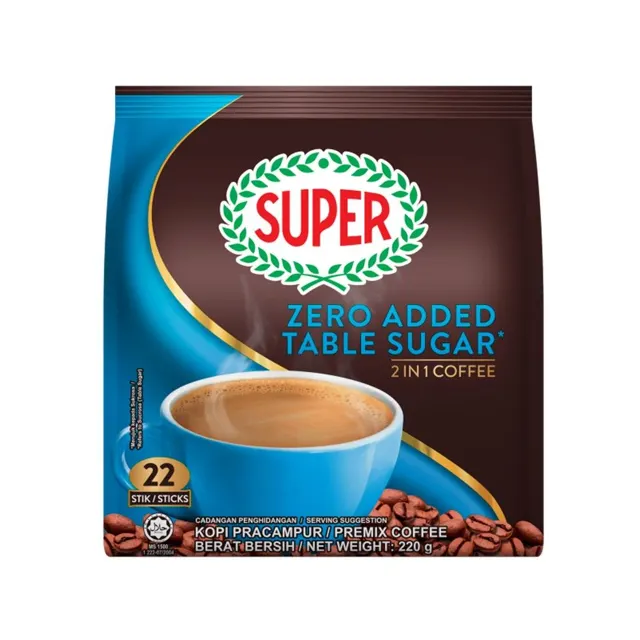 Super Coffee Zero Sugar 2in1 22×10g