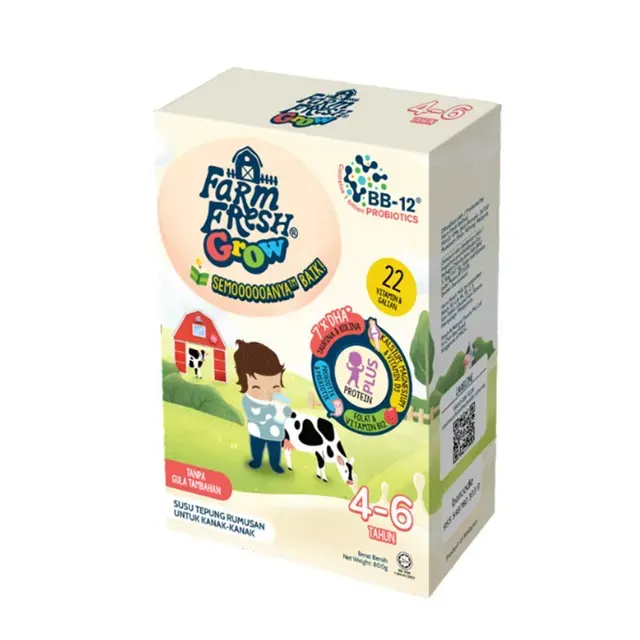 Farm Fresh Grow Milk Powder 4-6 800g