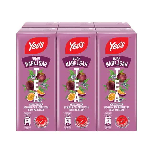 Yeos Chrys Tea Hibi Mint 250mlx6