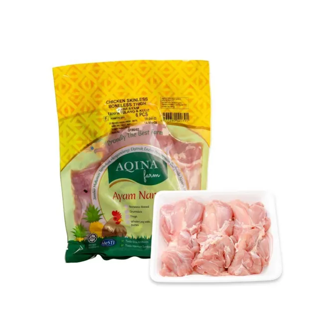 Aqina Frz Pnappl Chkn S/b Thigh 6 pcs
