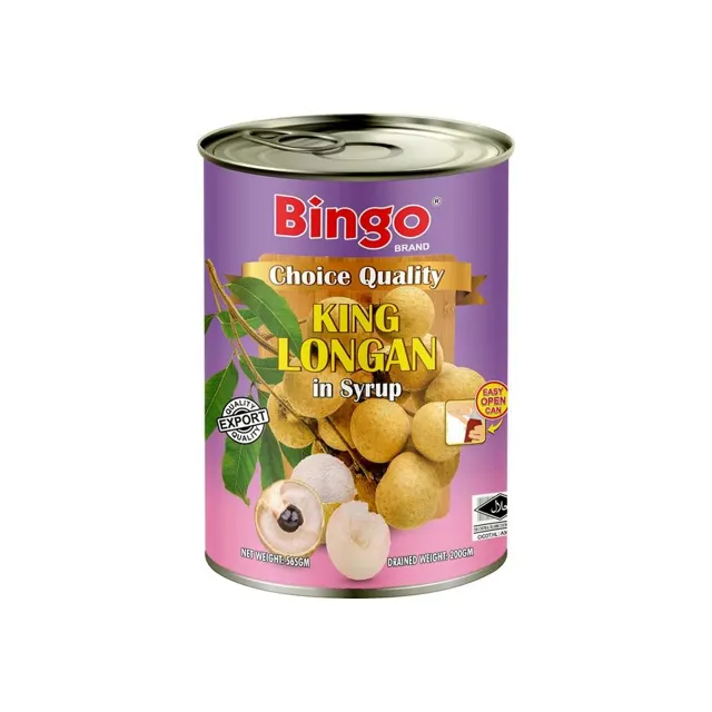 Bingo Canned King Longan In Syrup 565g