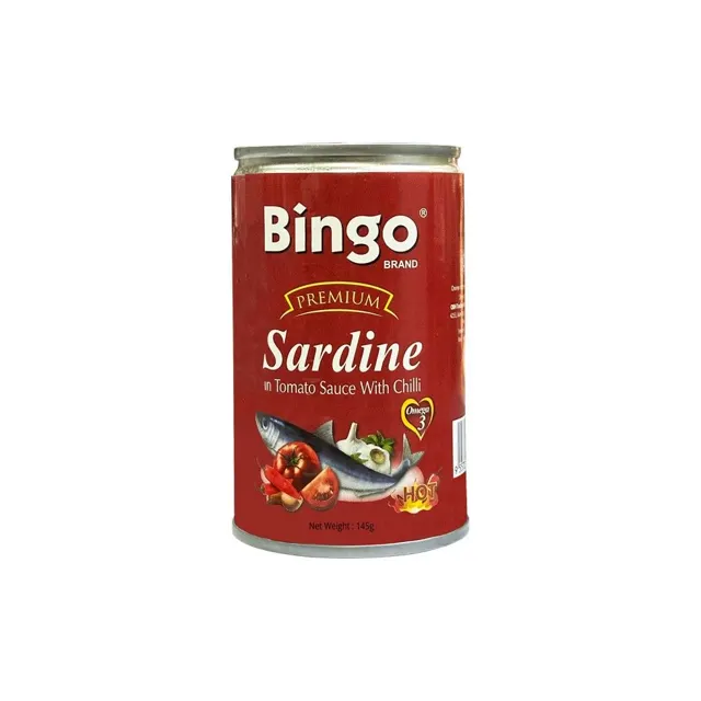 Bingo Sardine In Tmt Sauce W Chilli 145g