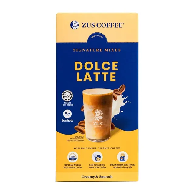Zus Sign Mixes Coffee Dolce Latte 5S