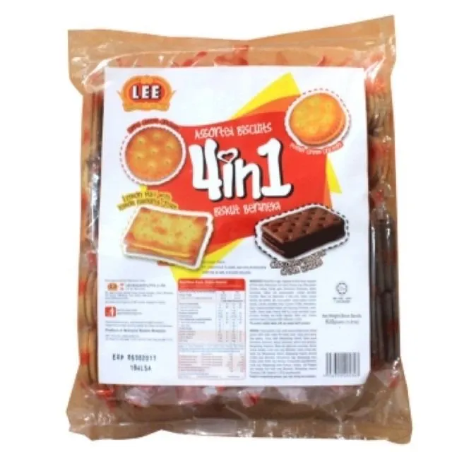 Lee 4 In 1 Assorted Biscuit 620g