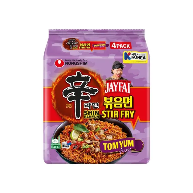 Nongshim Shin Stir Fry Tom Yum 130gx4
