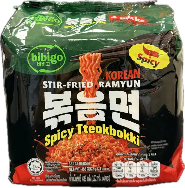 Bibigo Stir Fried Rmyn Spy Ttboki 4×122g