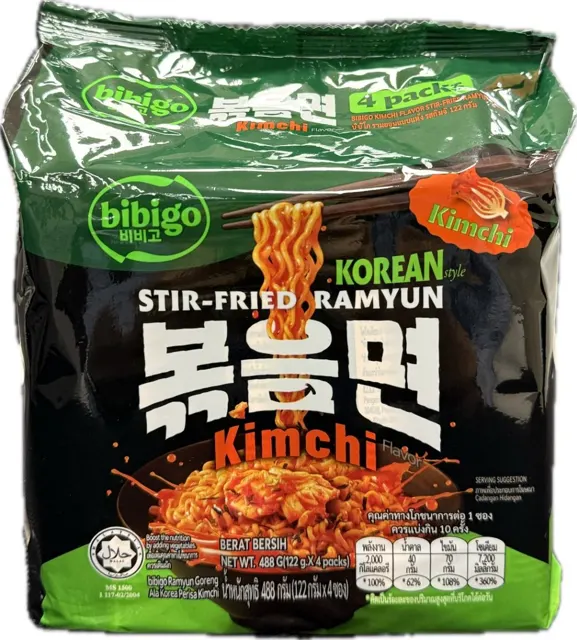 Bibigo Stir Fried Rmyn Kimchi 4×122g