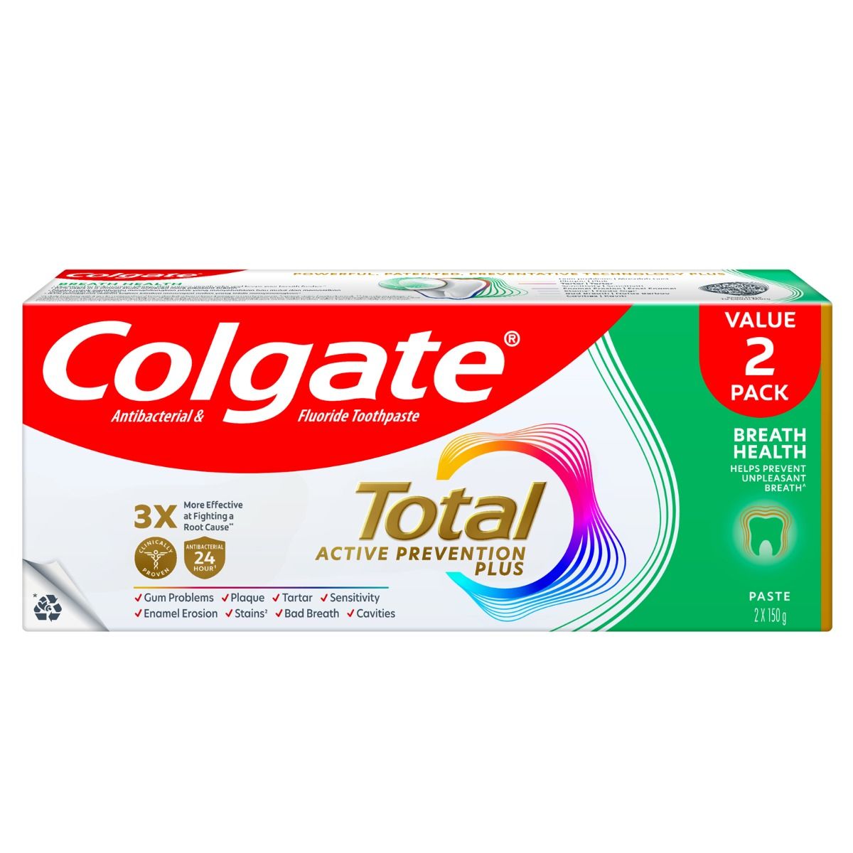 Colgate Tp Total Breath Health 150gx2
