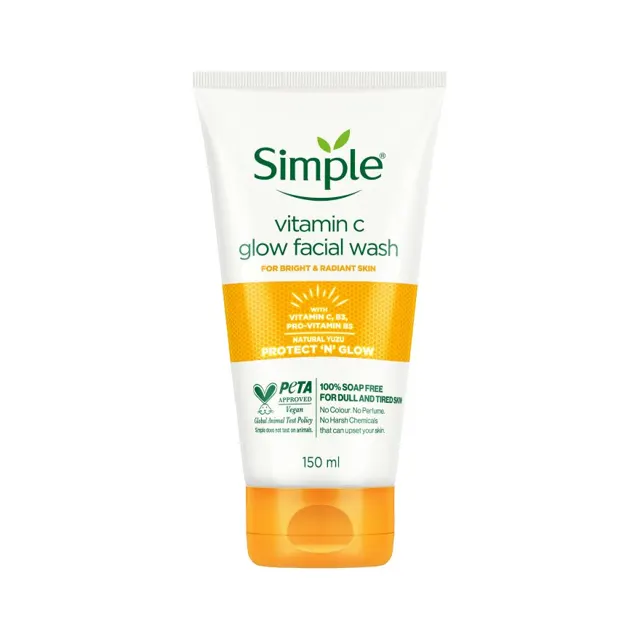 Simple Vitamin C Glow Facial Wash 150ml