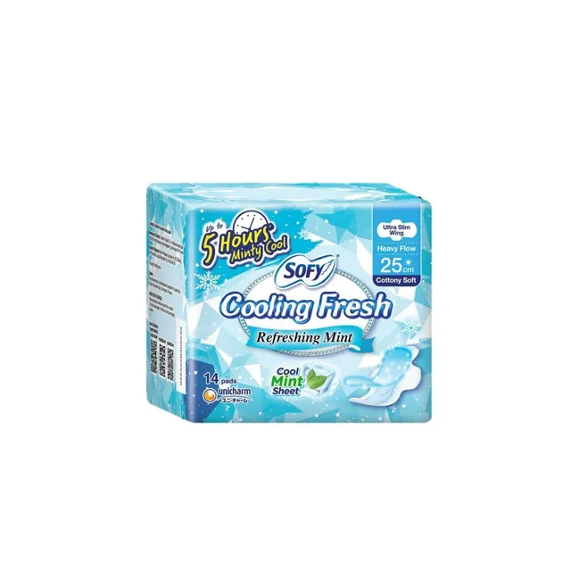 Sofy Cool Fresh Day Ult Slimwng 25cm 14S