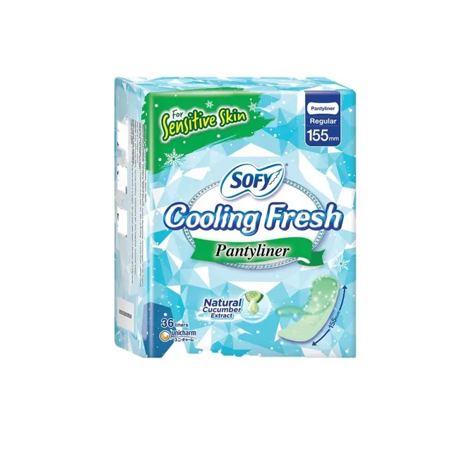 Sofy Cf Cucumber Liner 155mm 36S