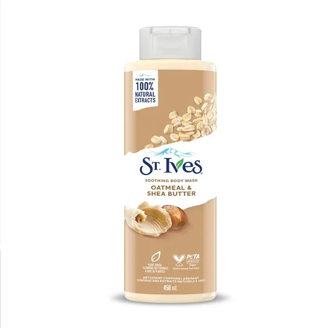St Ives Bw Oatsmeal Shea Butter 450ml