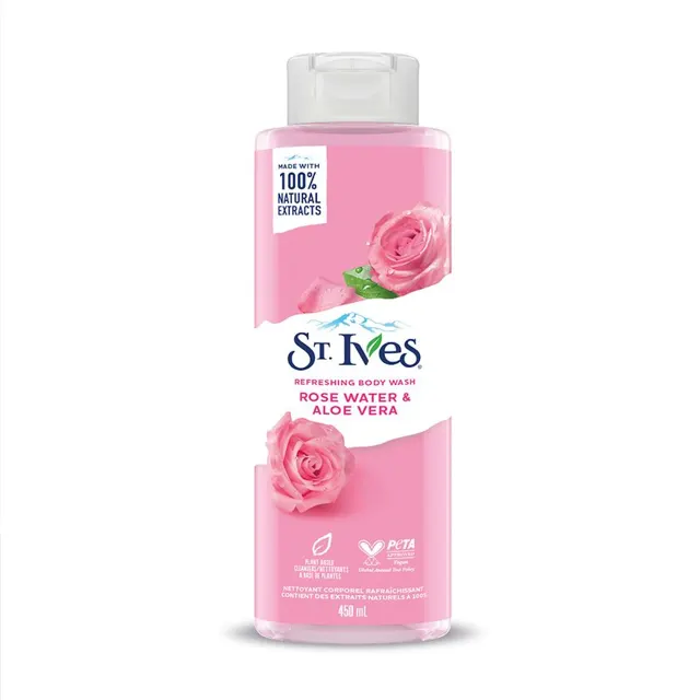 St Ives Bw Rose Water Aloe Vera 450ml