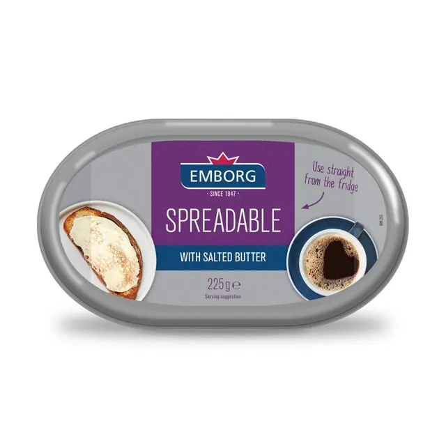 Emborg Spreadable Salted 225g