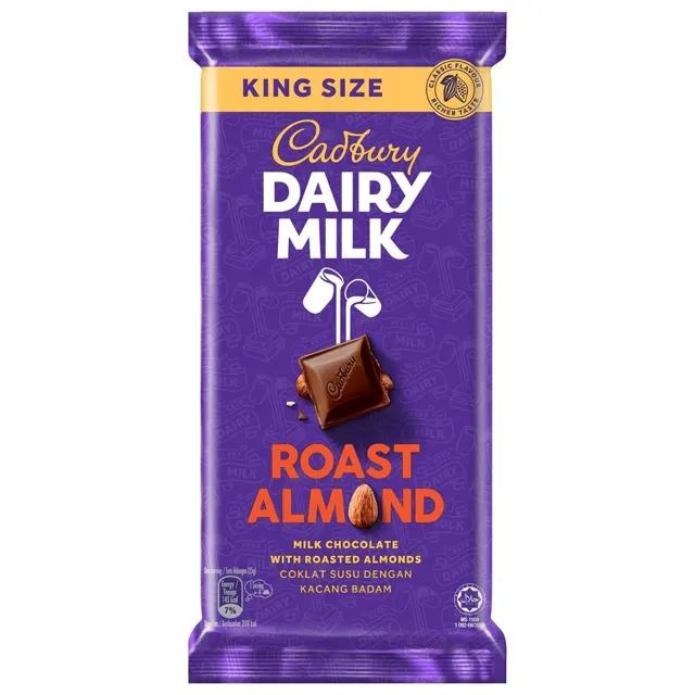 Cadbury Dairy Milk Roast Almond Xl 190g