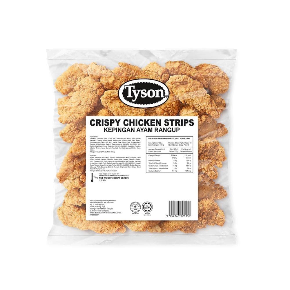 Tyson Fs Breakfast Chicken Strips 140g