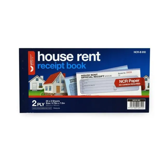 Unicorn Ncr House Rent Receipt B810