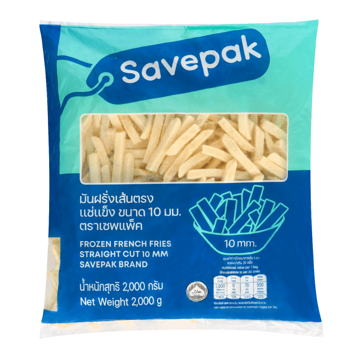 Savepak Straight Cut 2kg